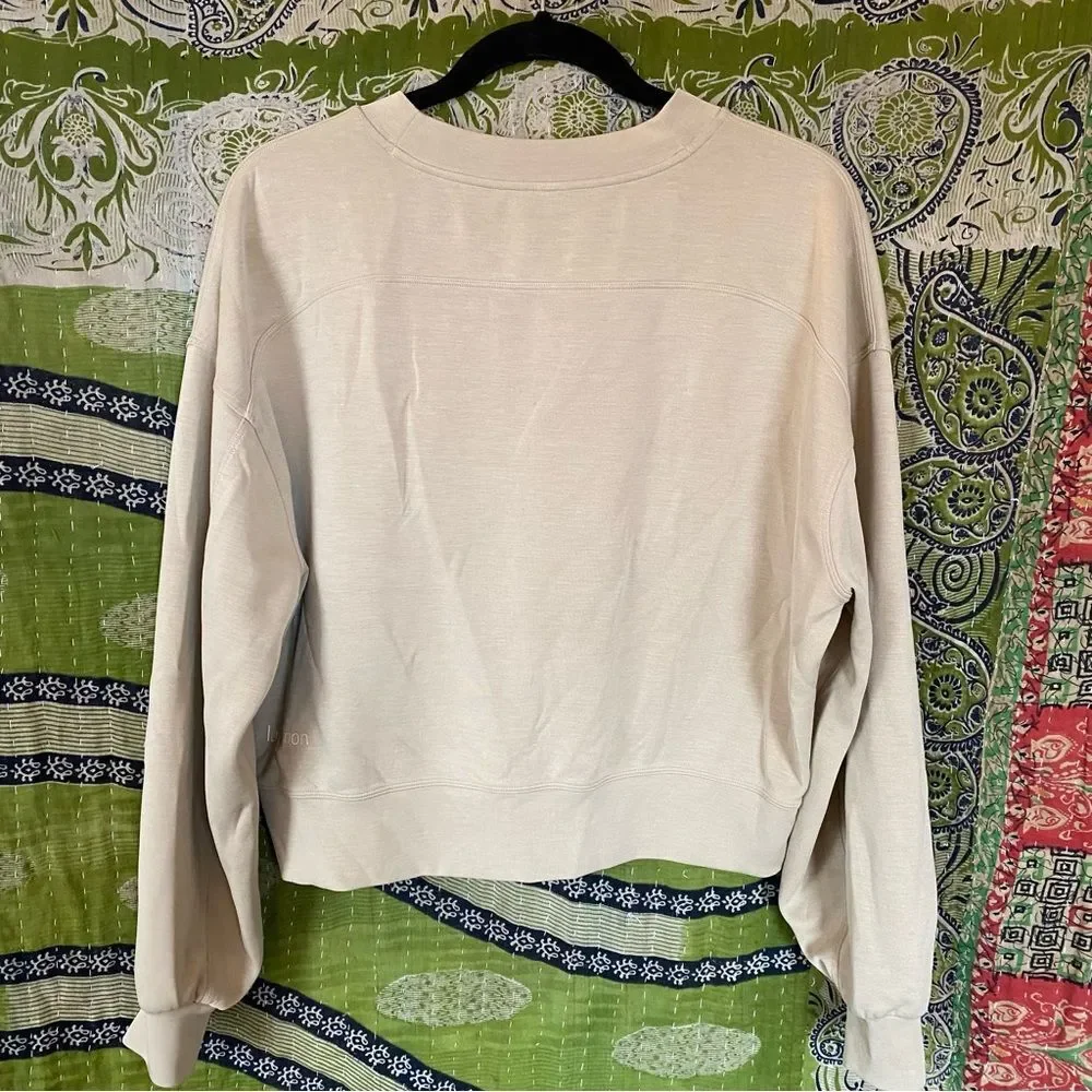 Lululemon Trench Perfectly Oversized Cropped Crew Softstreme Size 8